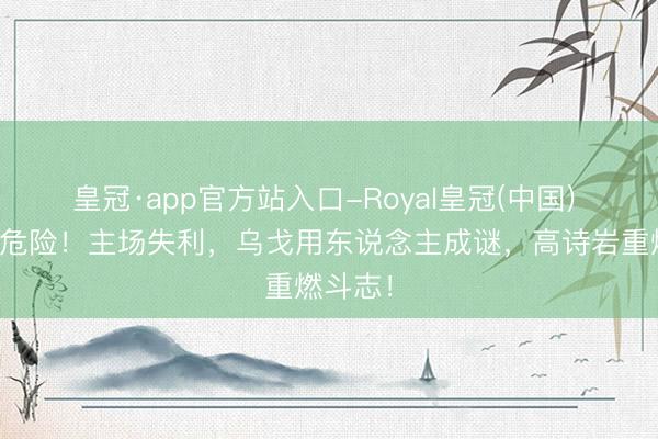 皇冠·app官方站入口-Royal皇冠(中国) 辽宁队危险！主场失利，乌戈用东说念主成谜，高诗岩重燃斗志！