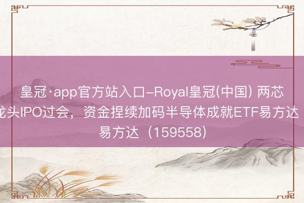 皇冠·app官方站入口-Royal皇冠(中国) 两芯片产业链龙头IPO过会，资金捏续加码半导体成就ETF易方达（159558）