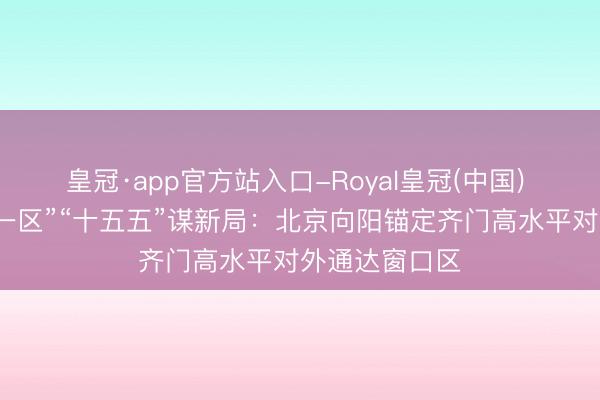 皇冠·app官方站入口-Royal皇冠(中国) “中国涉外第一区”“十五五”谋新局：北京向阳锚定齐门高水平对外通达窗口区